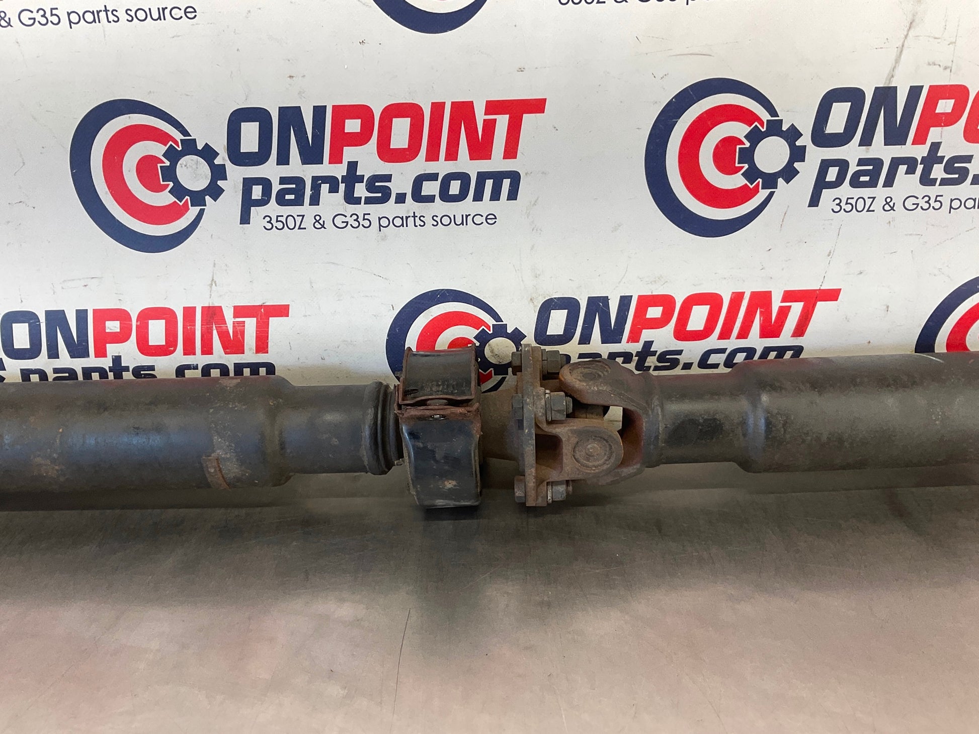 2004 Infiniti G35 Sedan AWD All Wheel Drive Rear 2 Piece Drive Shaft OEM 15BE4E0 - On Point Parts Inc