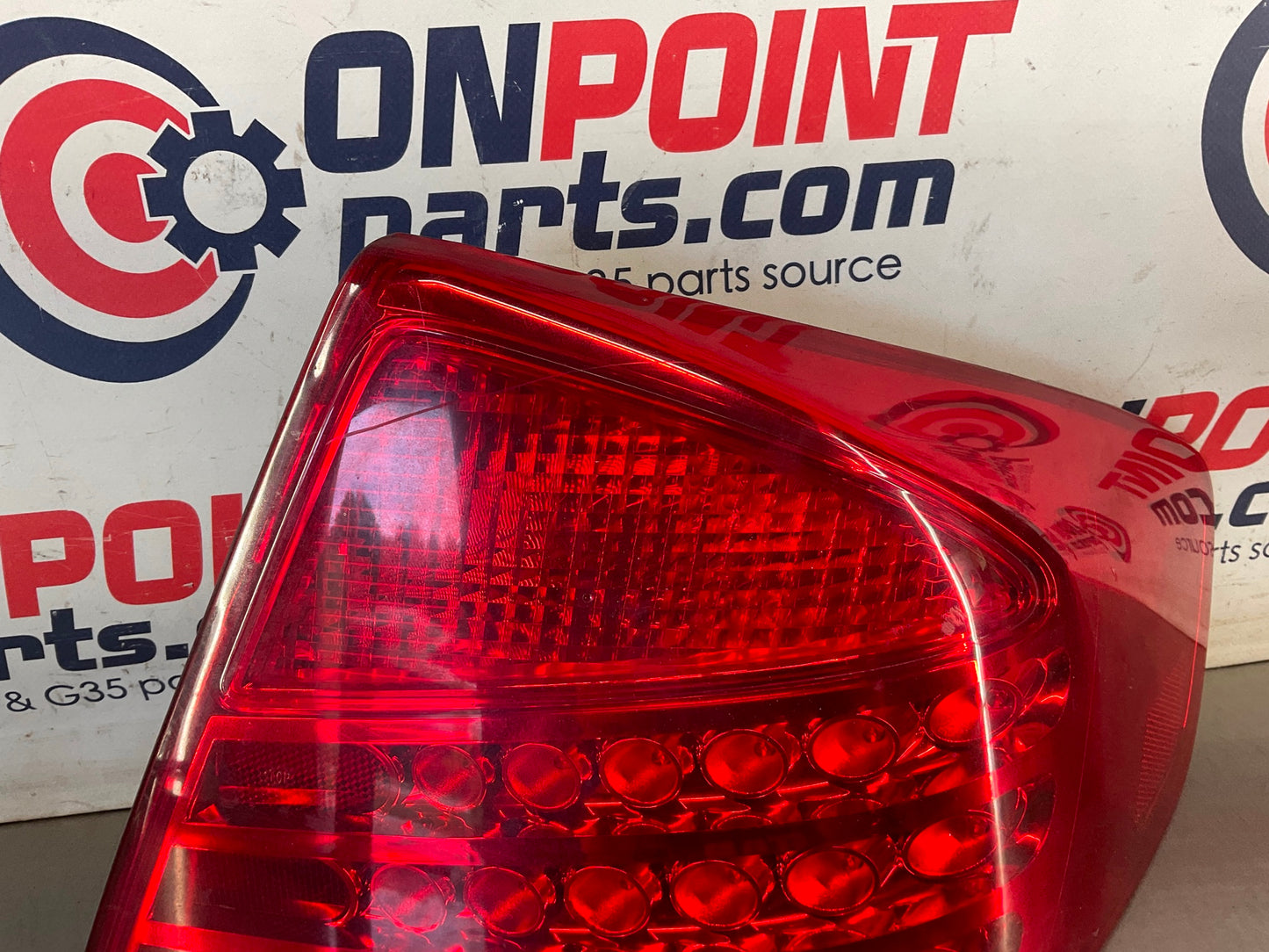 2004 Infiniti G35 Sedan Passenger Right Tail Light Assembly A OEM 15BE4E2 - On Point Parts Inc
