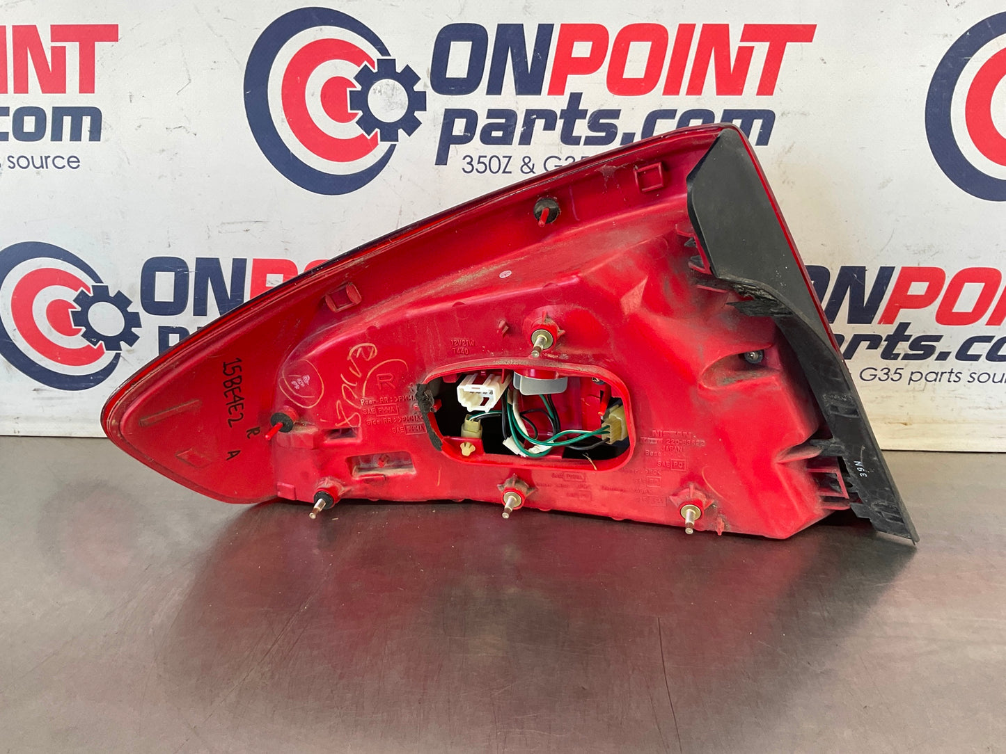 2004 Infiniti G35 Sedan Passenger Right Tail Light Assembly A OEM 15BE4E2 - On Point Parts Inc