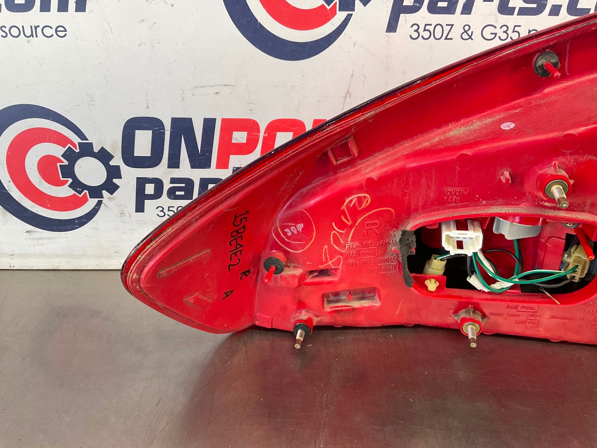 2004 Infiniti G35 Sedan Passenger Right Tail Light Assembly A OEM 15BE4E2 - On Point Parts Inc