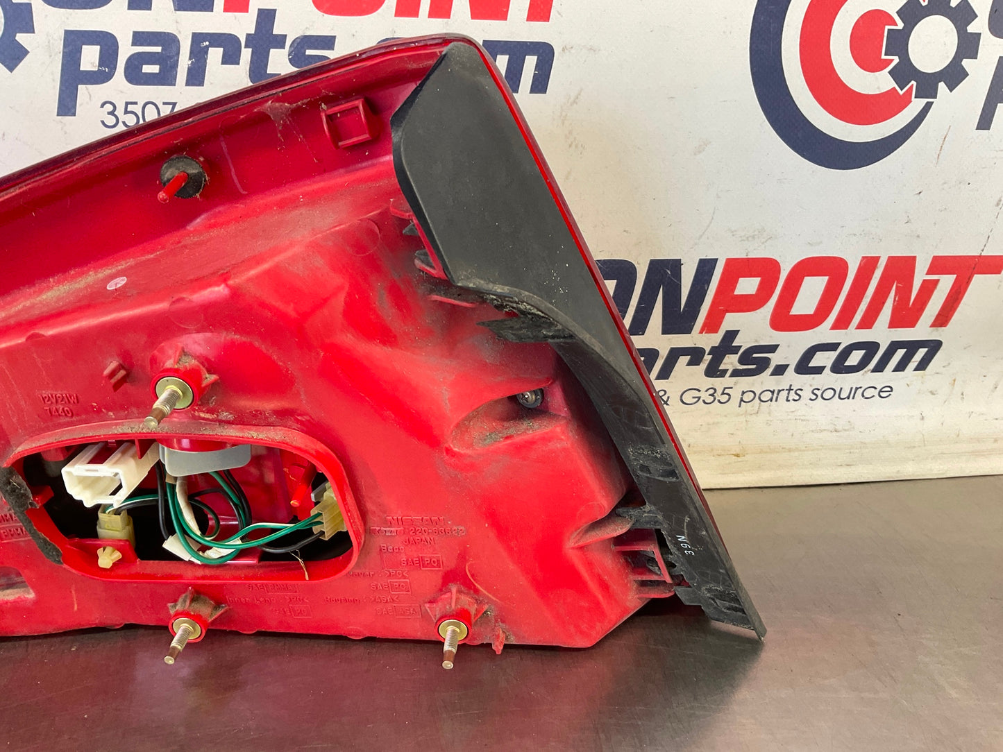2004 Infiniti G35 Sedan Passenger Right Tail Light Assembly A OEM 15BE4E2 - On Point Parts Inc
