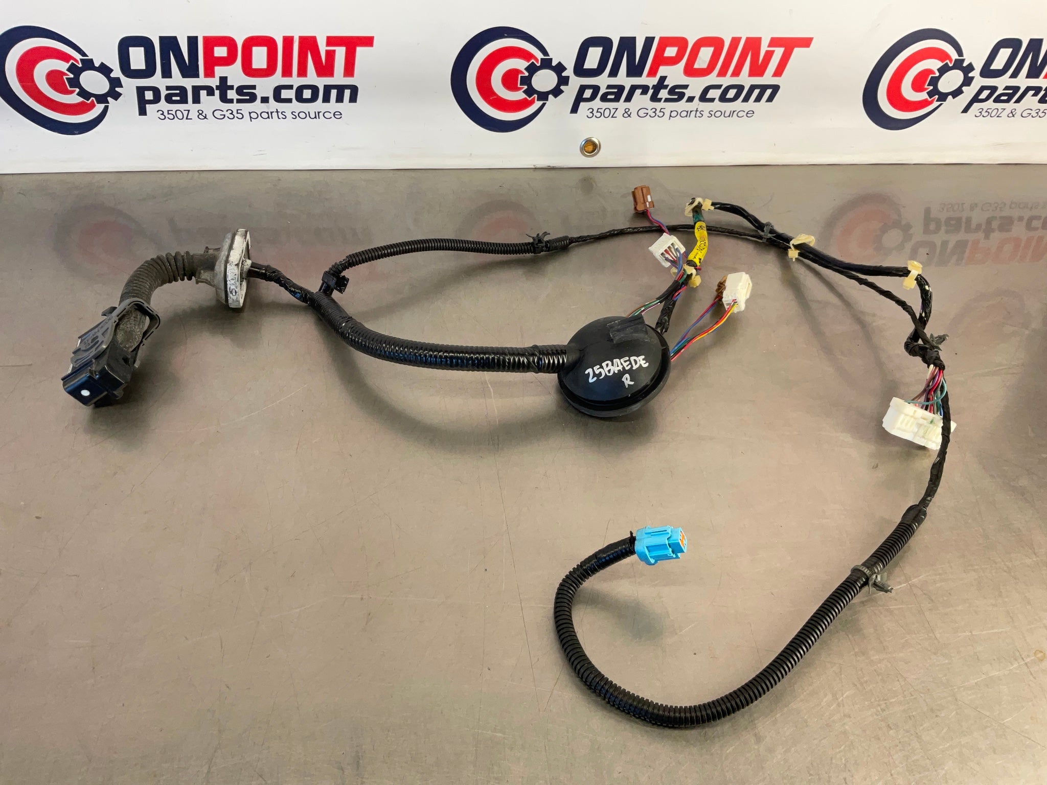 03-09 Nissan 350Z Passenger Right Door Wiring Harness 24124CD001