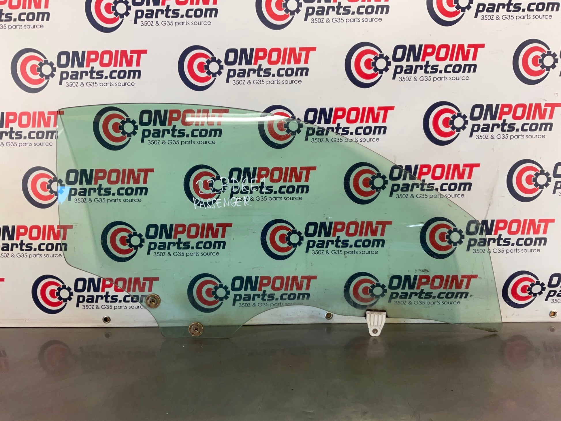 2003 Infiniti G35 Passenger Right Window Glass 80300 OEM 22BDRE1 - On Point Parts Inc