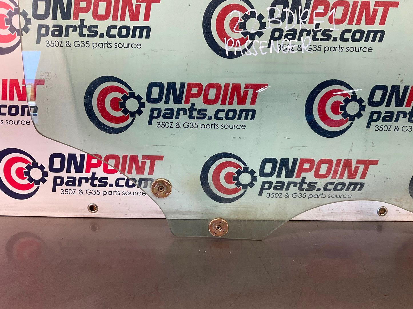 2003 Infiniti G35 Passenger Right Window Glass 80300 OEM 22BDRE1 - On Point Parts Inc