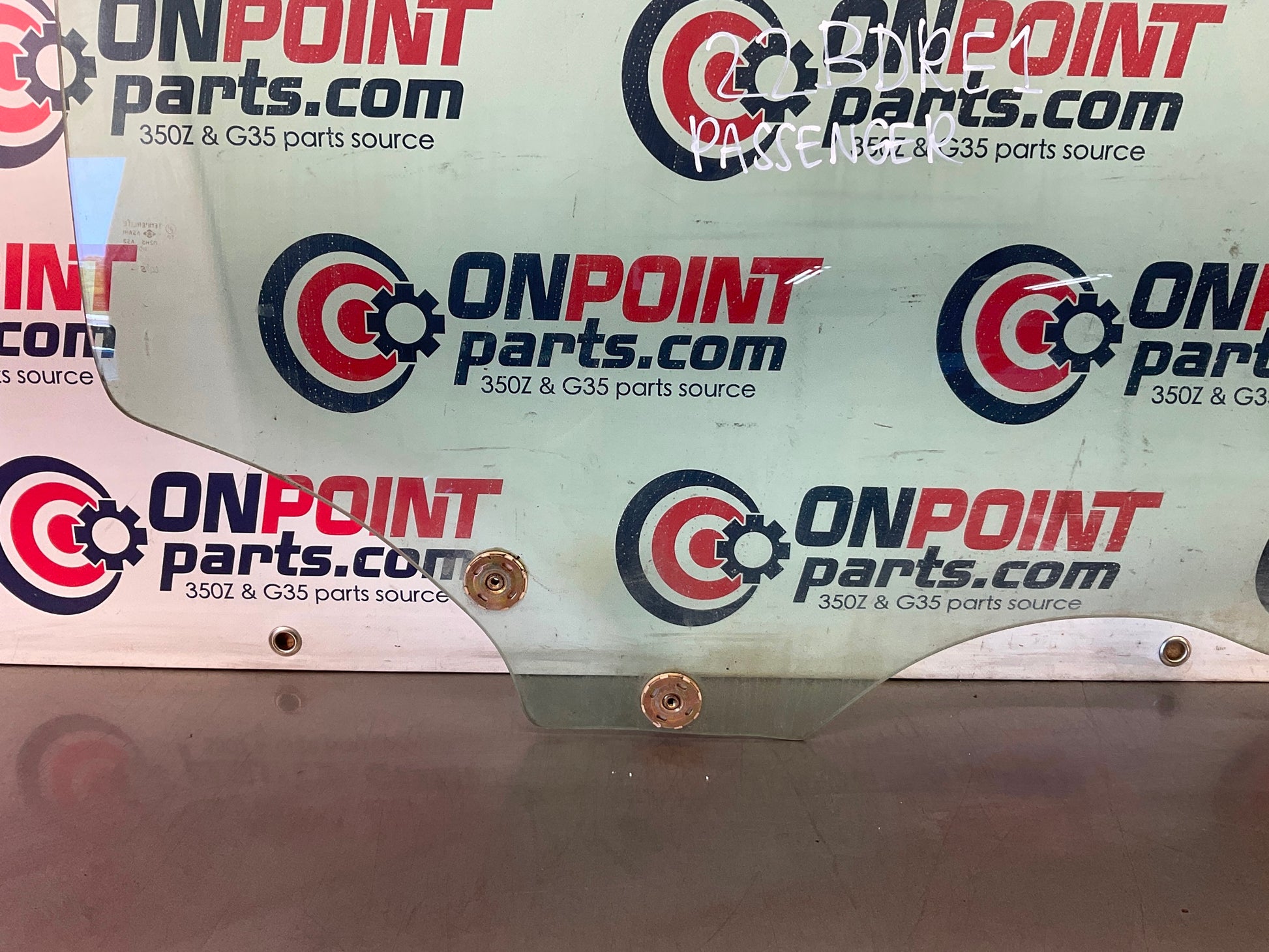 2003 Infiniti G35 Passenger Right Window Glass 80300 OEM 22BDRE1 - On Point Parts Inc