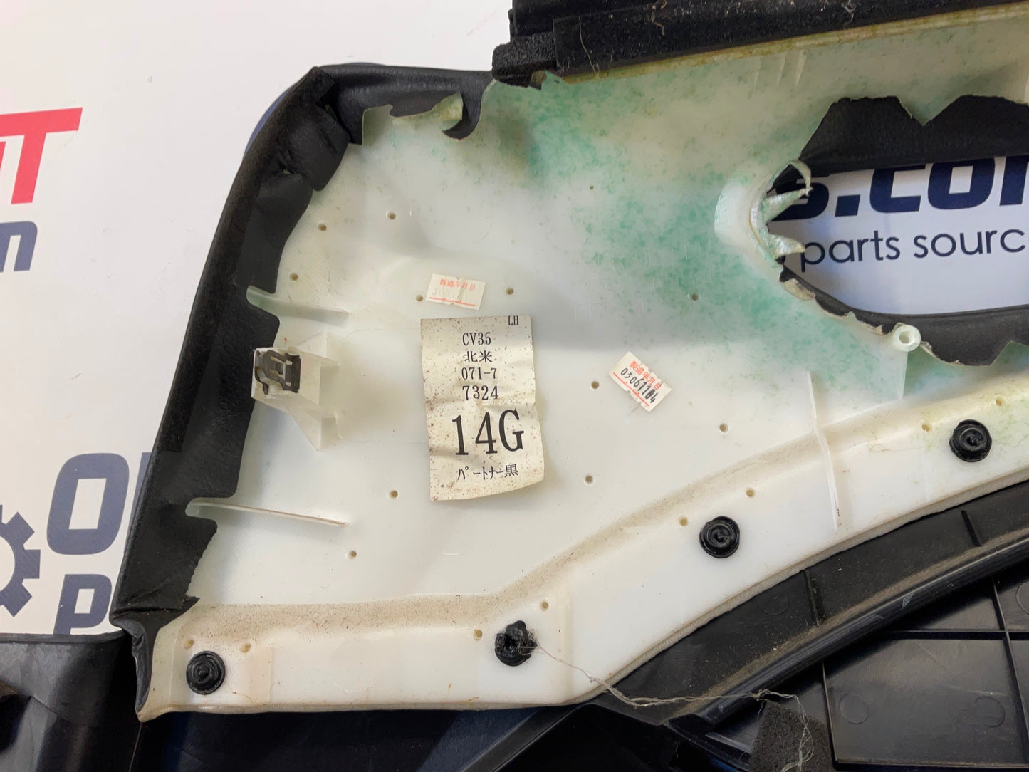 2003 Infiniti G35 Driver Left Interior Door Panel 80901 OEM 22BDRE8 - On Point Parts Inc