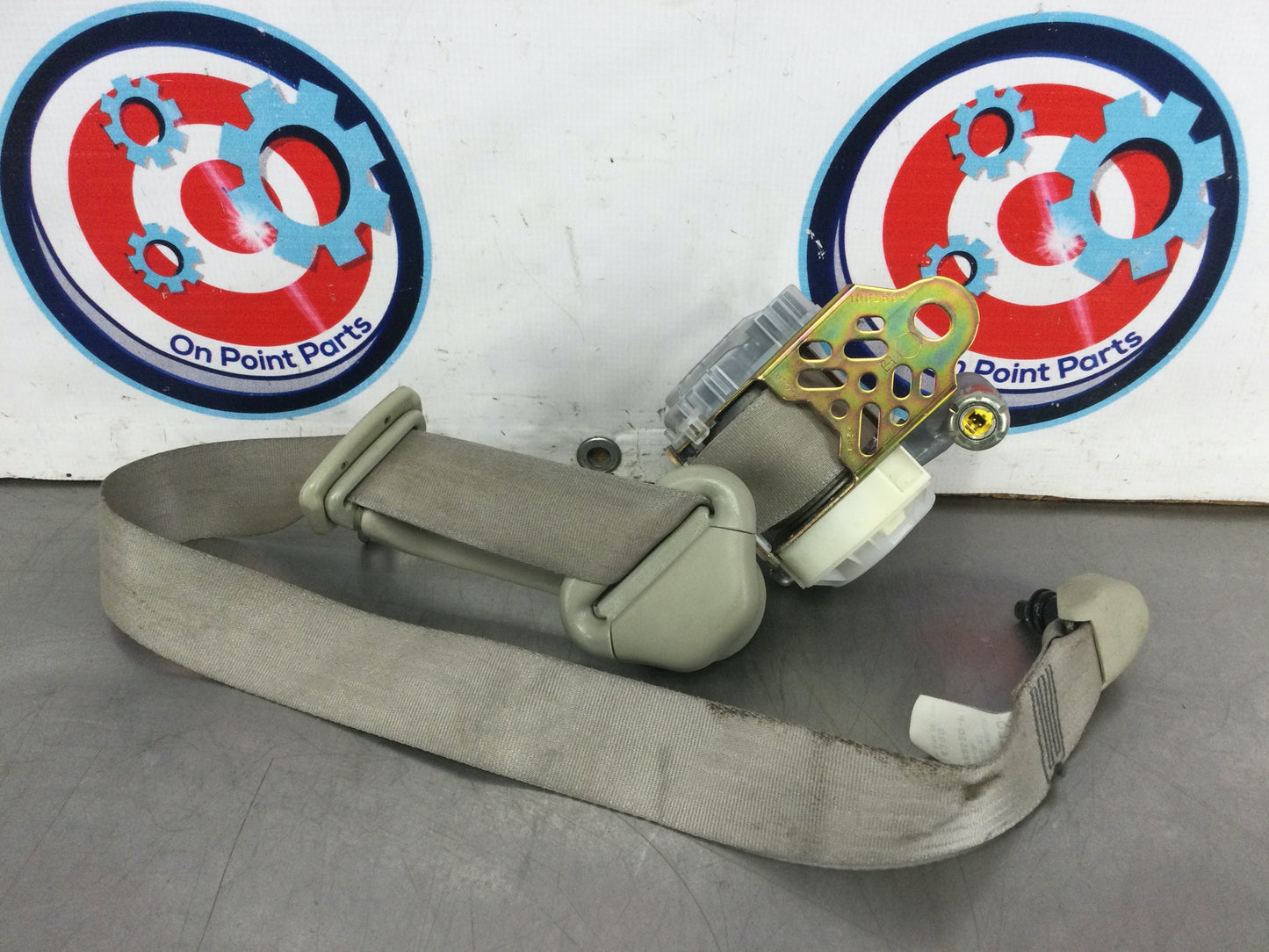 2004 Infiniti G35 Driver Left Front Seat Belt Retractor Tensioner OEM 0BALCA - On Point Parts Inc