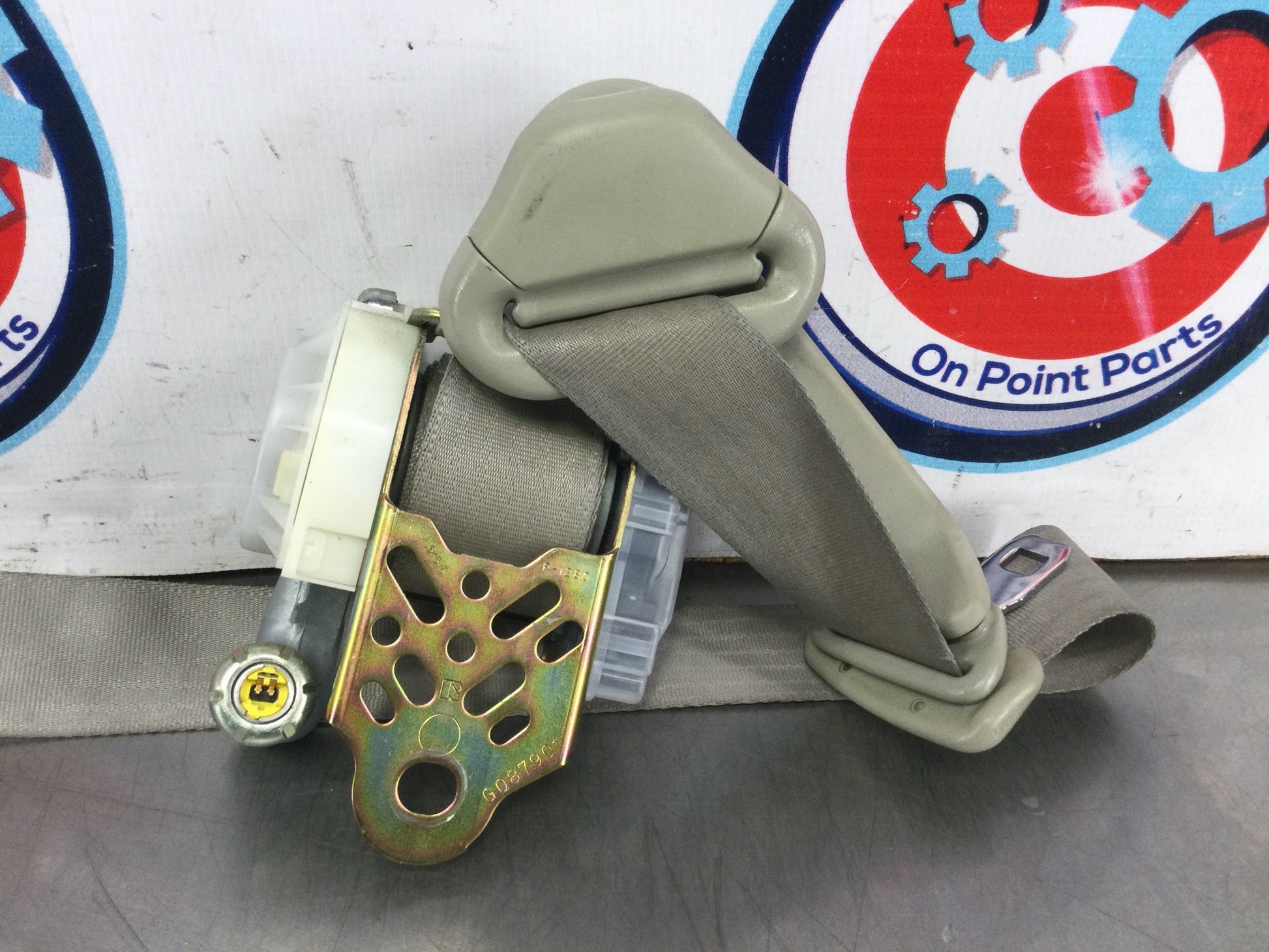 2004 Infiniti G35 Driver Left Front Seat Belt Retractor Tensioner OEM 0BALCA - On Point Parts Inc