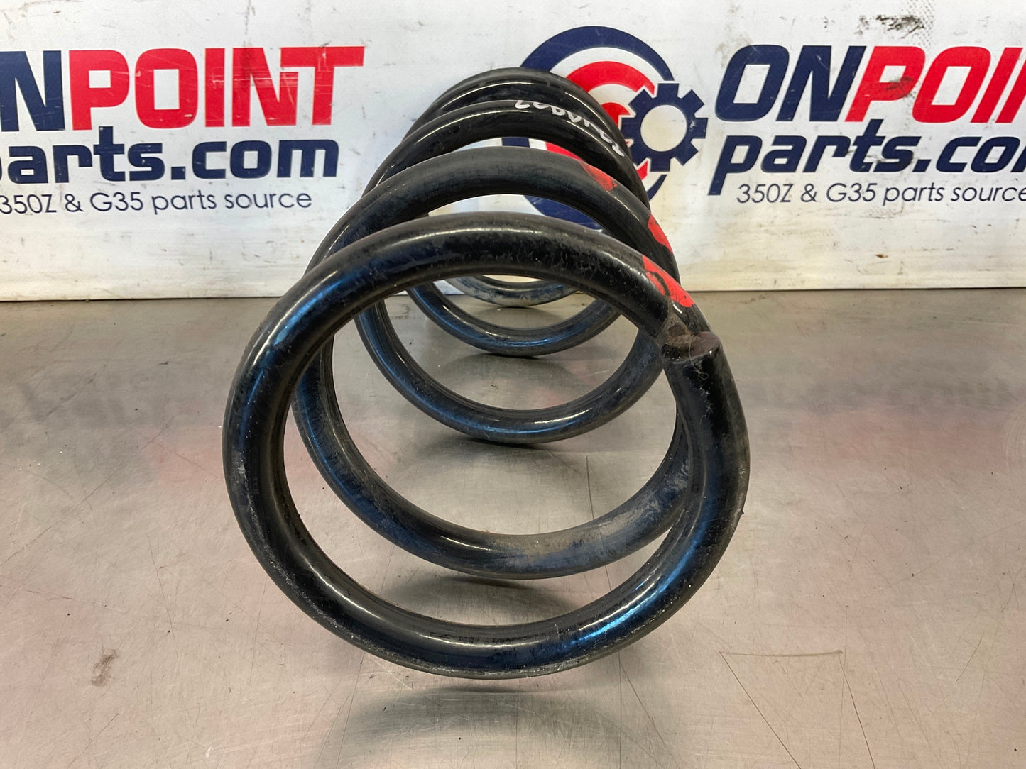 2003 Infiniti G35 Rear Red Dot Coil Springs OEM 22BDREI - On Point Parts Inc