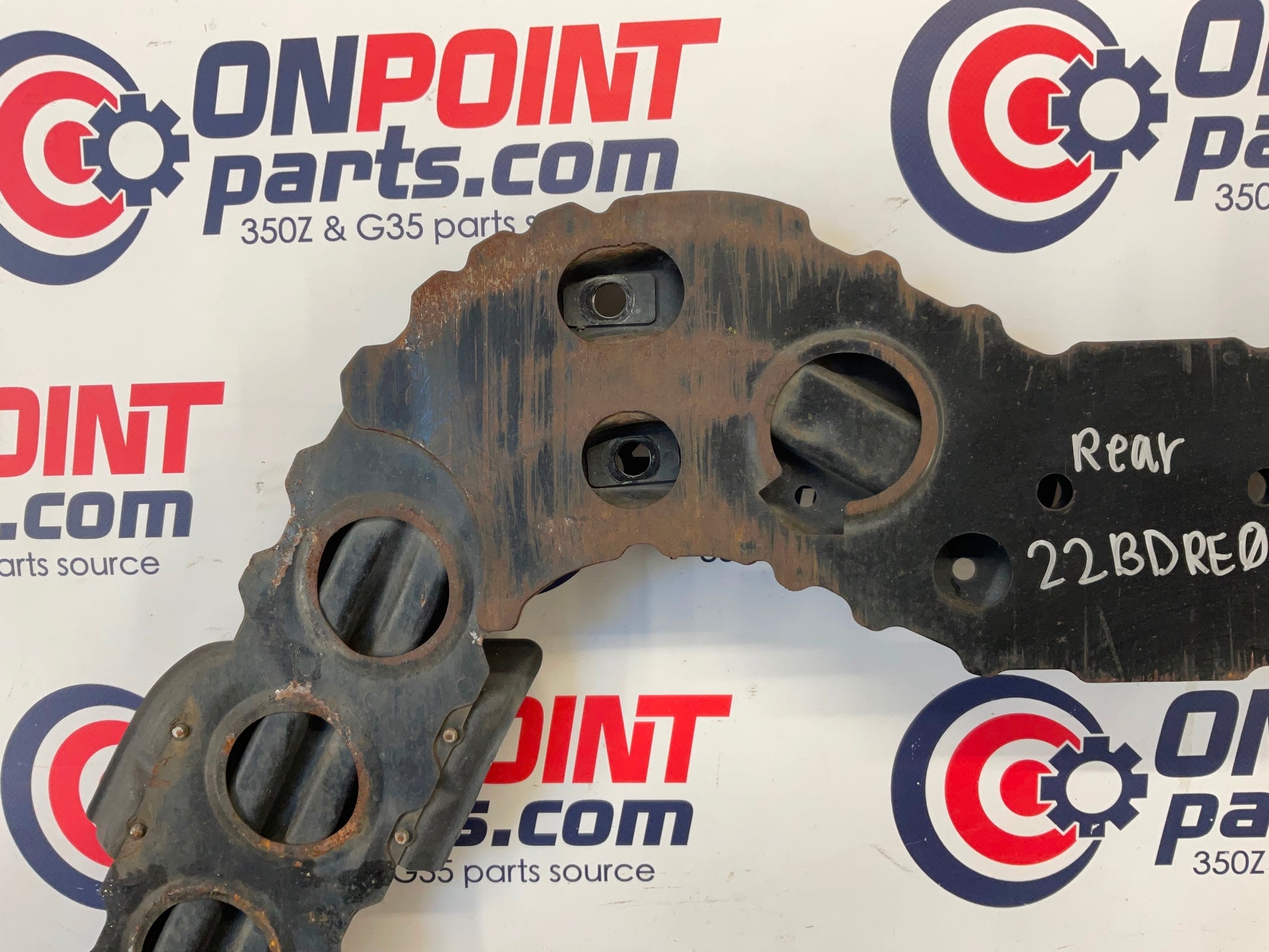 2003 Infiniti G35 Rear Suspension Stay Brace Crossmember Tunnel OEM 22BDRE0 - On Point Parts Inc
