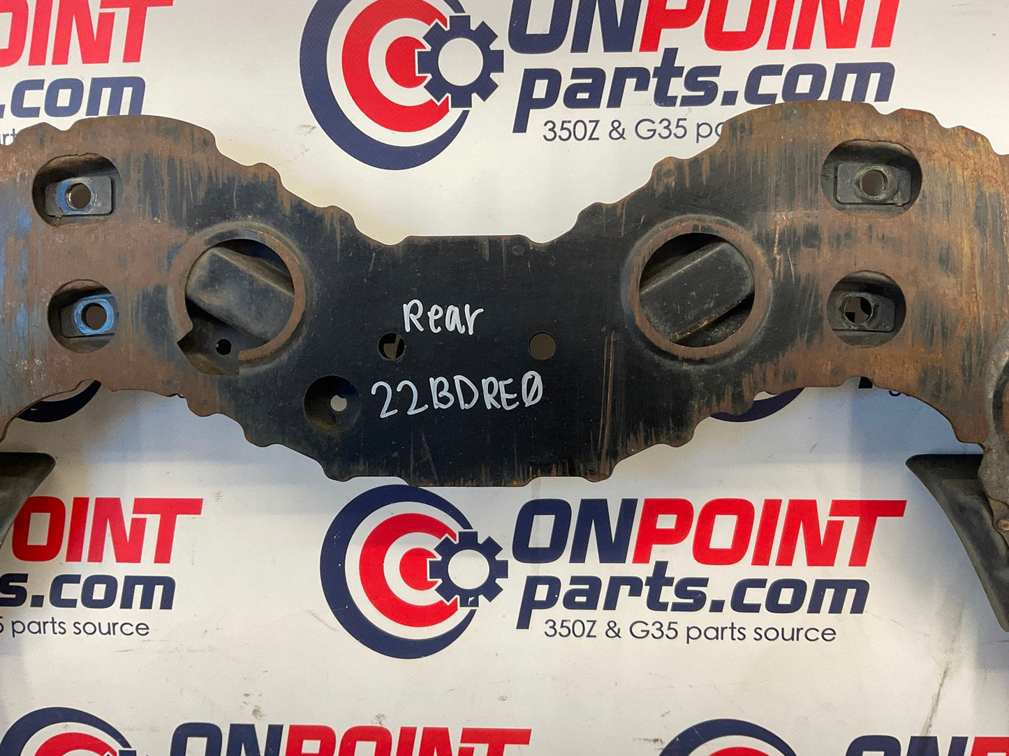 2003 Infiniti G35 Rear Suspension Stay Brace Crossmember Tunnel OEM 22BDRE0 - On Point Parts Inc
