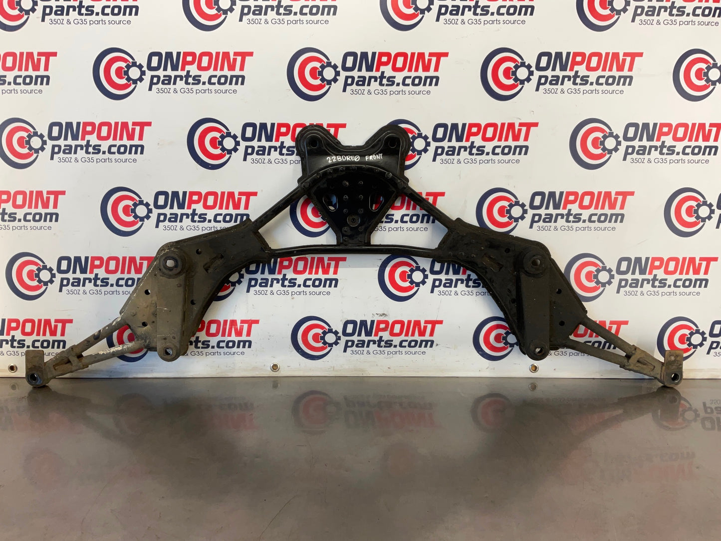2003 Infiniti G35 Front Suspension Stay Brace Crossmember OEM 22BDRE0 - On Point Parts Inc