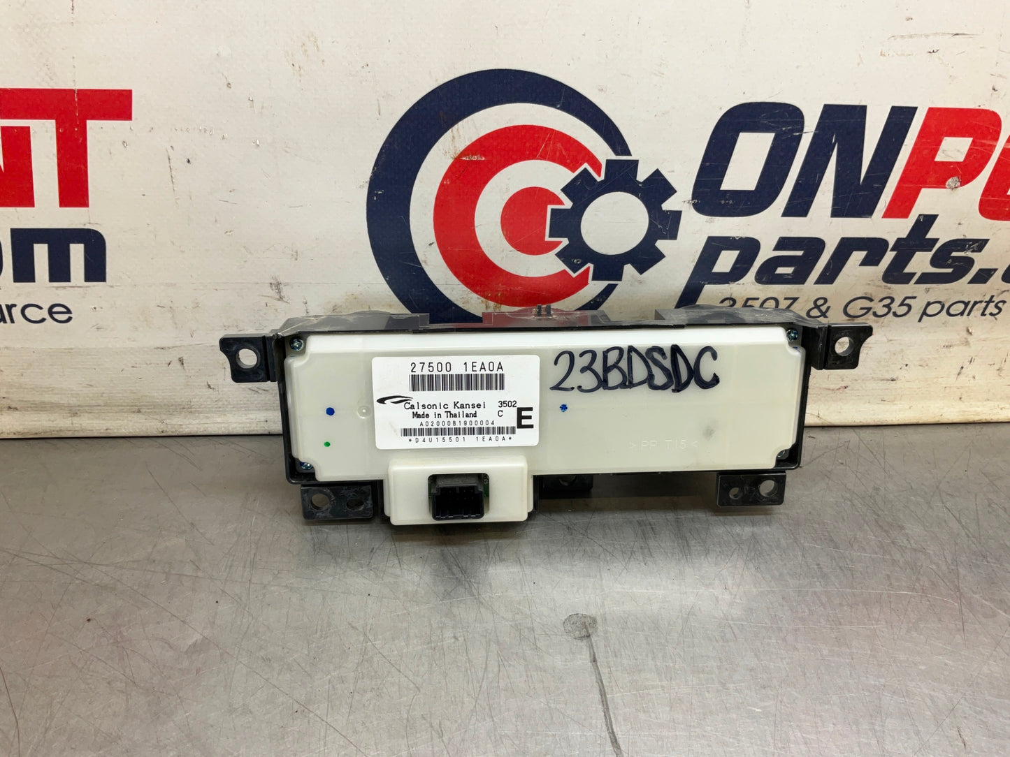 2014 Nissan 370Z Center Dash AC Climate Controls OEM 23BDSDC - On Point Parts Inc