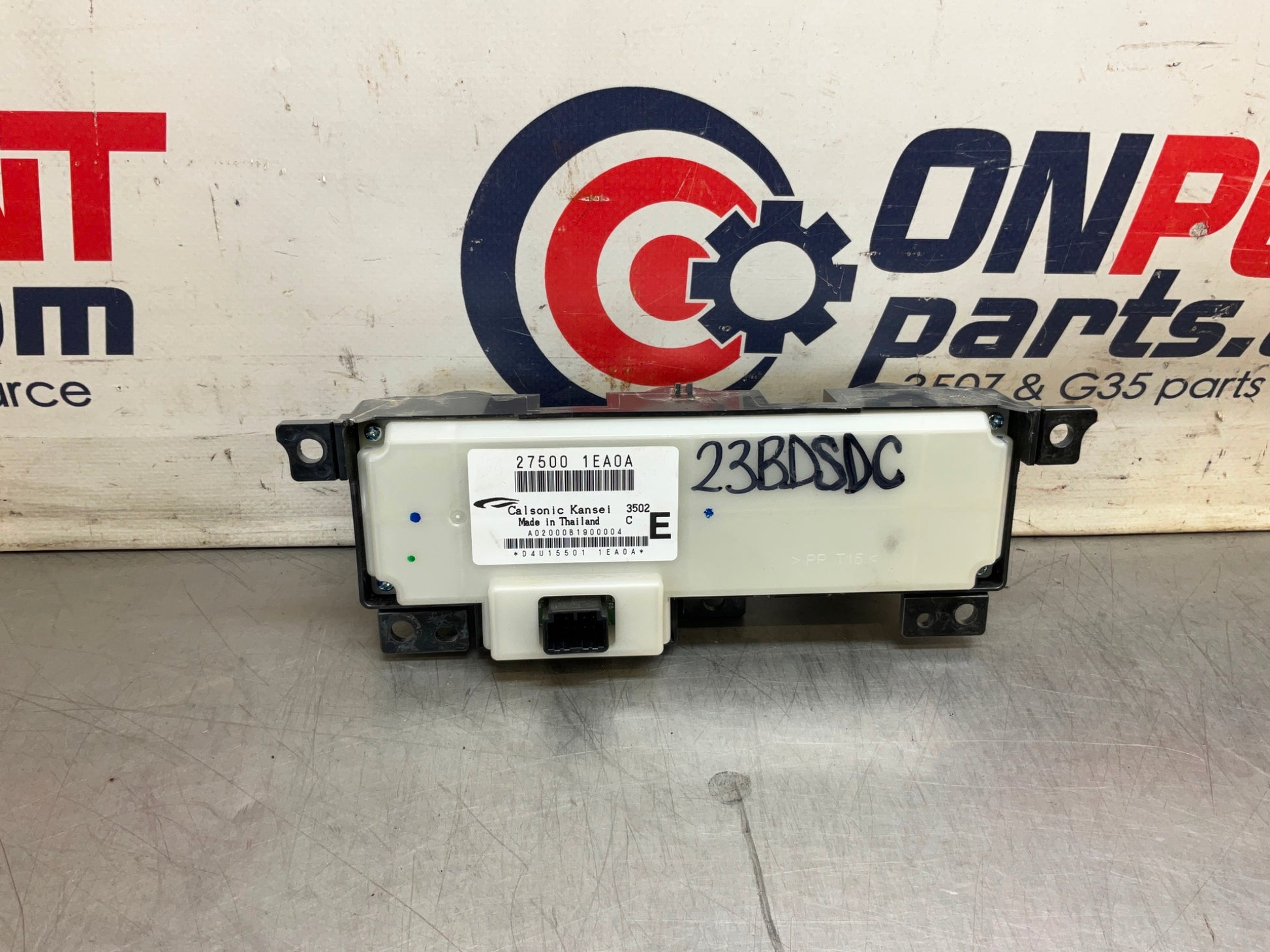 2014 Nissan 370Z Center Dash AC Climate Controls OEM 23BDSDC - On Point Parts Inc