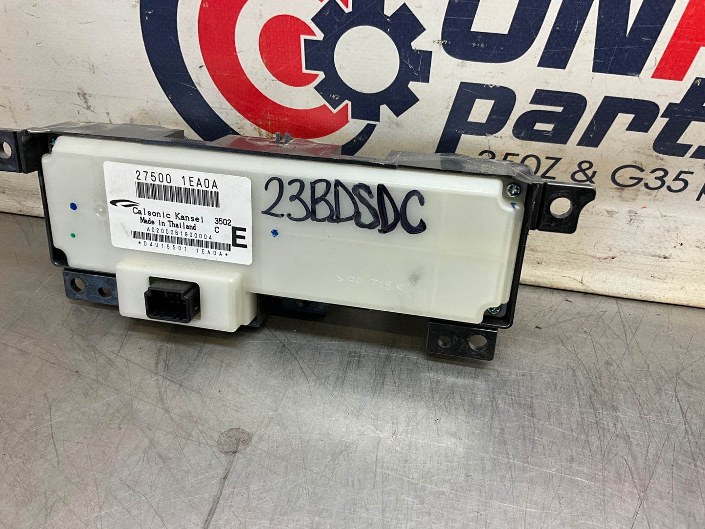 2014 Nissan 370Z Center Dash AC Climate Controls OEM 23BDSDC - On Point Parts Inc