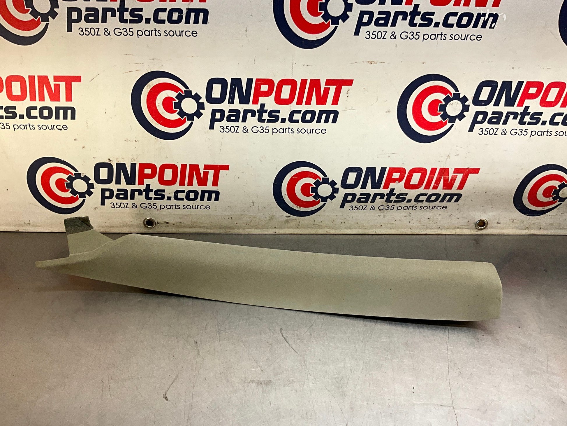 2004 Infiniti G35 Driver Left Interior A Pillar Trim OEM 25BFND7 - On Point Parts Inc