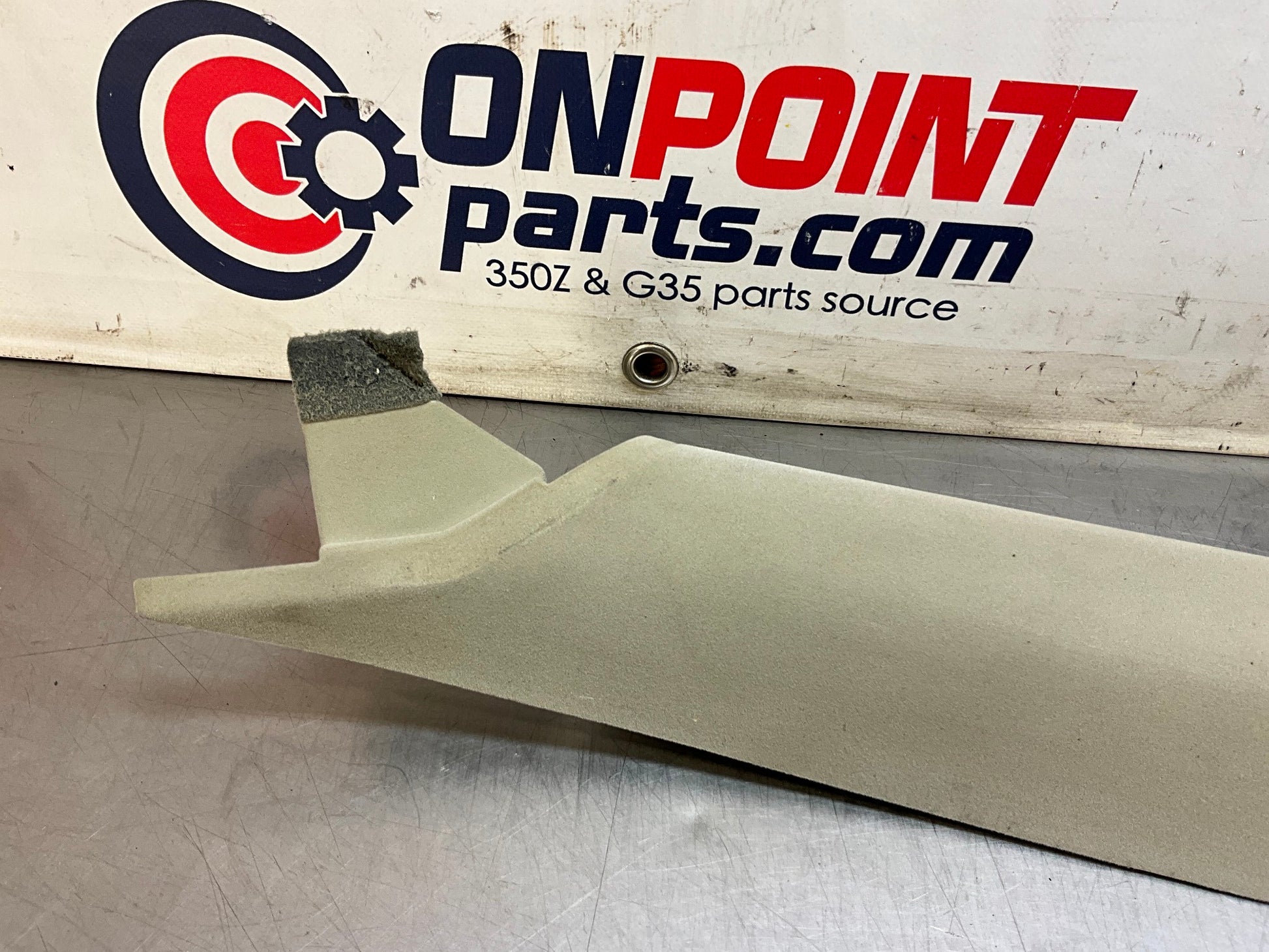 2004 Infiniti G35 Driver Left Interior A Pillar Trim OEM 25BFND7 - On Point Parts Inc