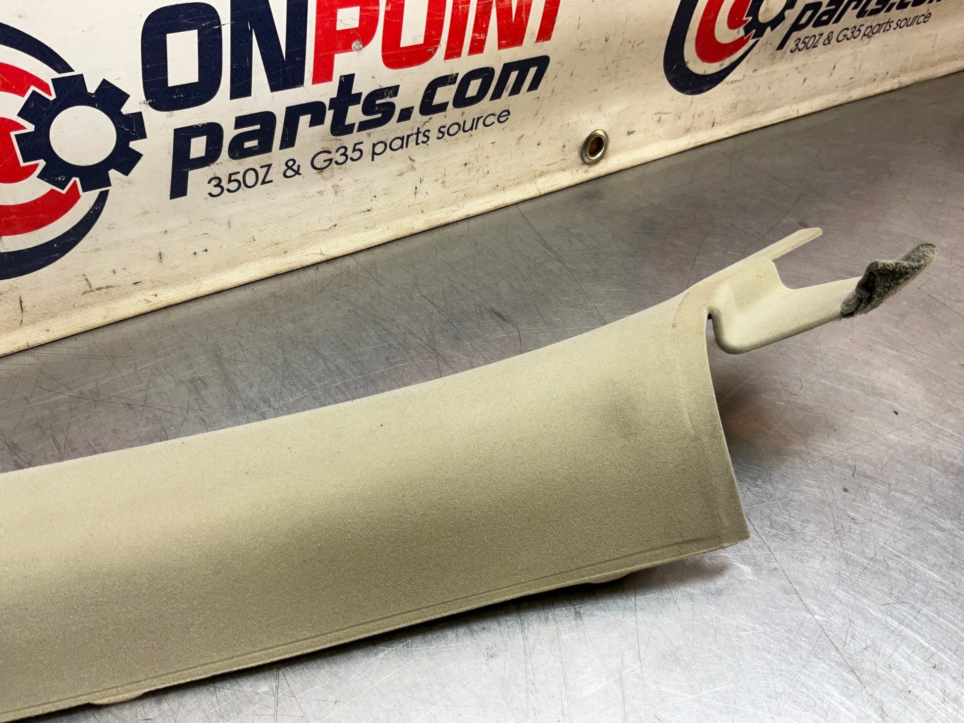 2004 Infiniti G35 Driver Left Interior A Pillar Trim OEM 25BFND7 - On Point Parts Inc