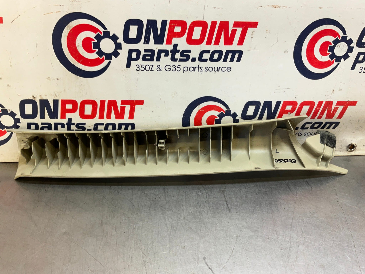 2004 Infiniti G35 Driver Left Interior A Pillar Trim OEM 25BFND7 - On Point Parts Inc