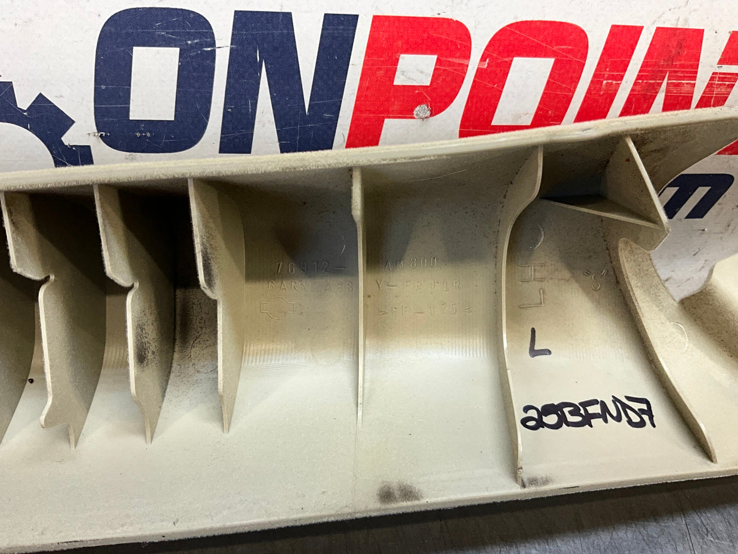 2004 Infiniti G35 Driver Left Interior A Pillar Trim OEM 25BFND7 - On Point Parts Inc