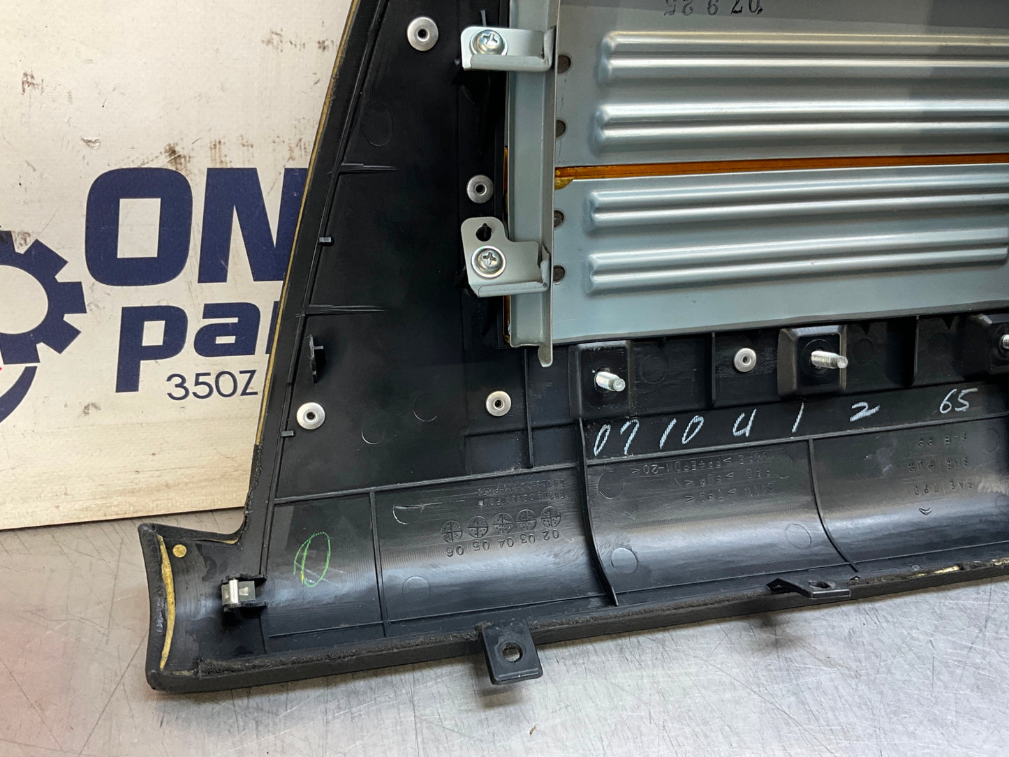 2008 Nissan 350Z Passenger Right Upper Dash Panel with Vent OEM 21BCCDE - On Point Parts Inc