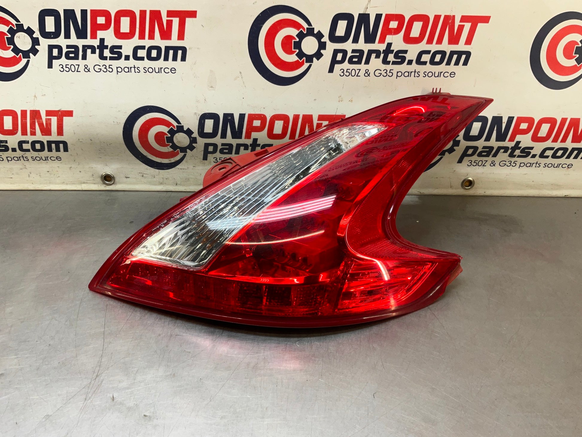 2010 Nissan 370Z Passenger Right Tail Light Assembly OEM 24BBBD2 - On Point Parts Inc