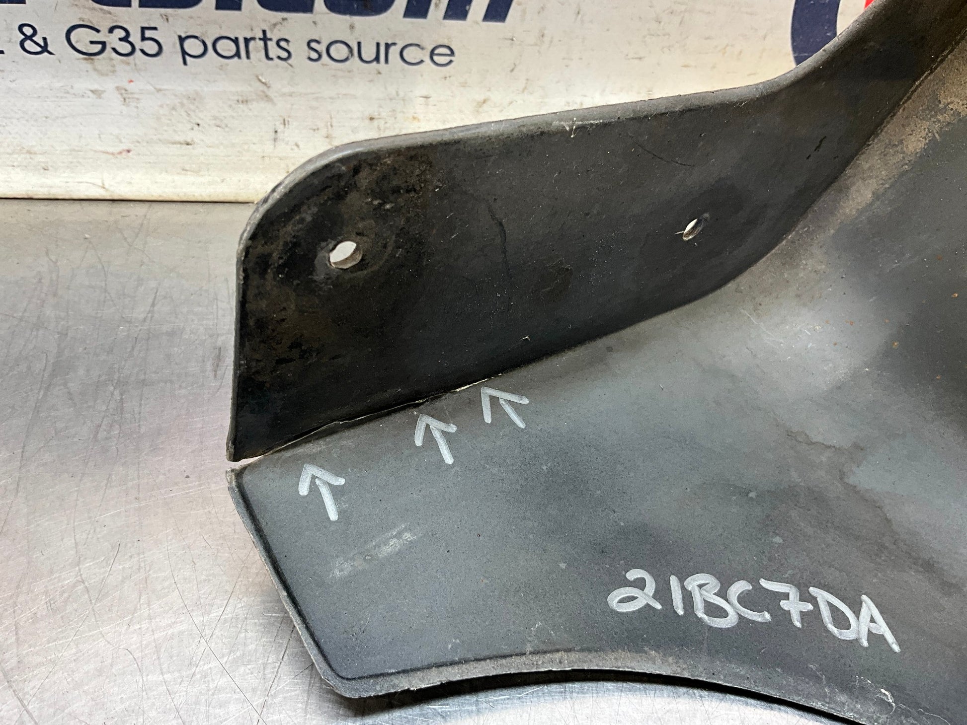 2006 Nissan 350Z Driver Left Front Mud Flap Splash Guard OEM 21BC7DA - On Point Parts Inc