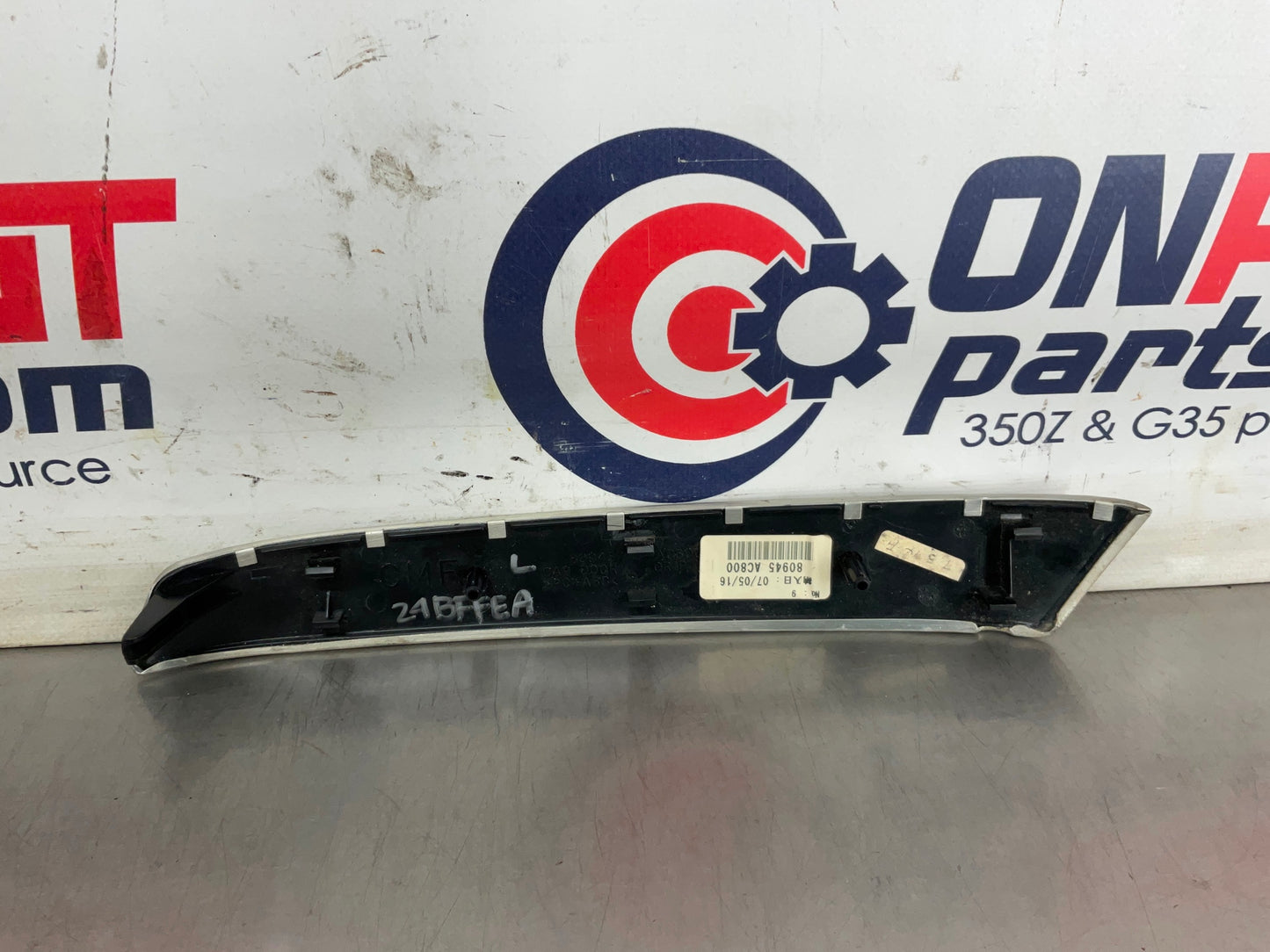 2005 Infiniti G35 Driver Left Door Grip Handle Trim 80945 OEM 24BFFEA - On Point Parts Inc