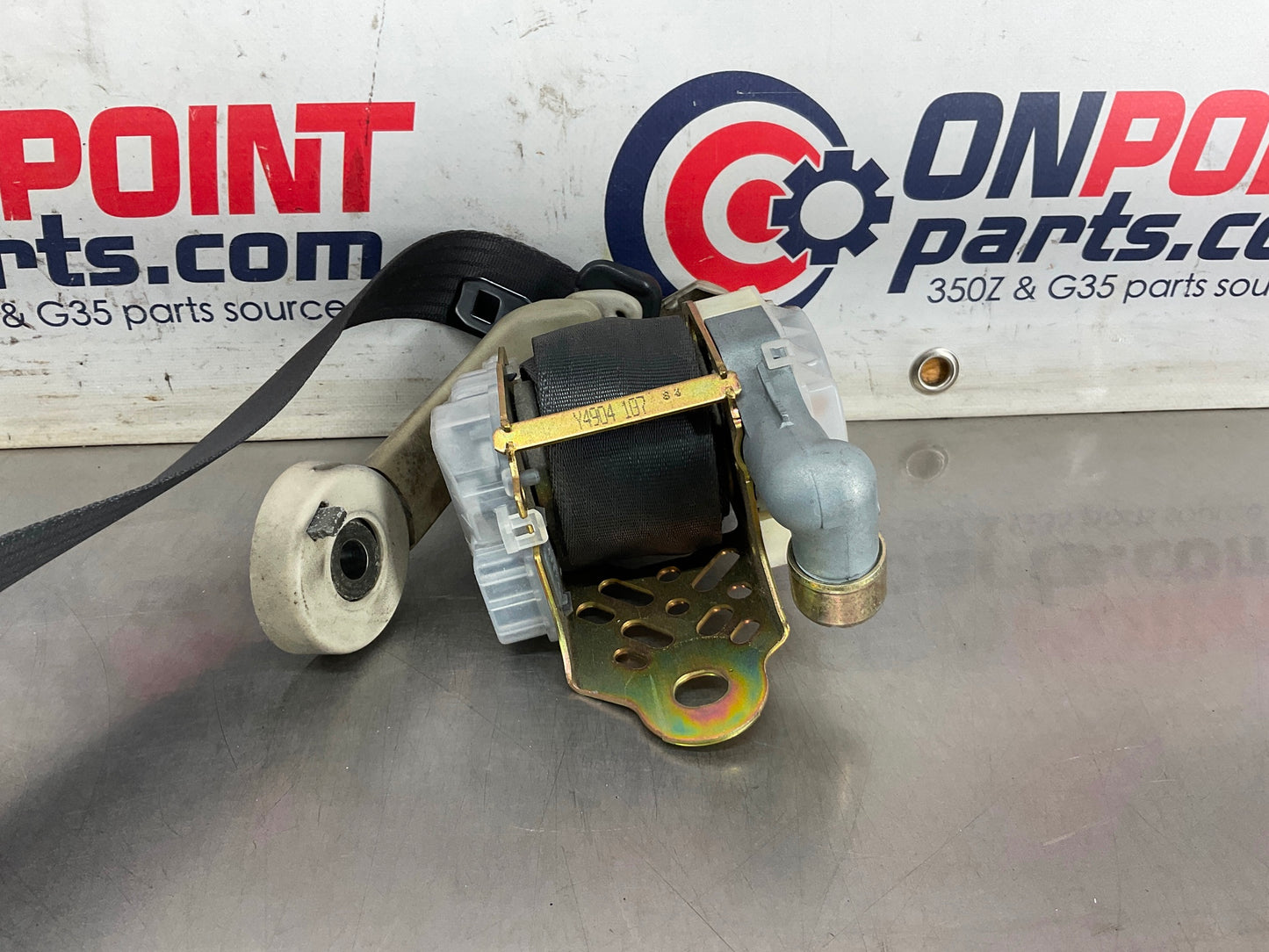2005 Infiniti G35 Coupe Driver Left Seat Belt Retractor Tensioner OEM 24BFFEA - On Point Parts Inc