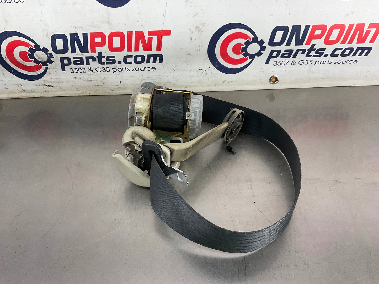 2005 Infiniti G35 Coupe Driver Left Seat Belt Retractor Tensioner OEM 24BFFEA - On Point Parts Inc