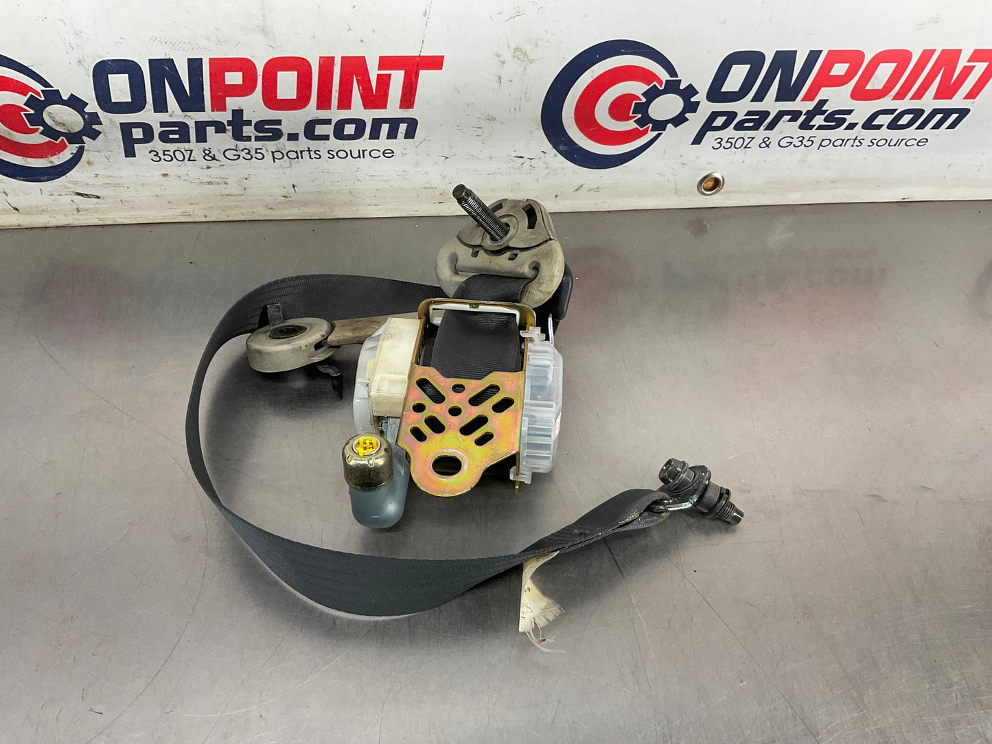 2005 Infiniti G35 Coupe Driver Left Seat Belt Retractor Tensioner OEM 24BFFEA - On Point Parts Inc