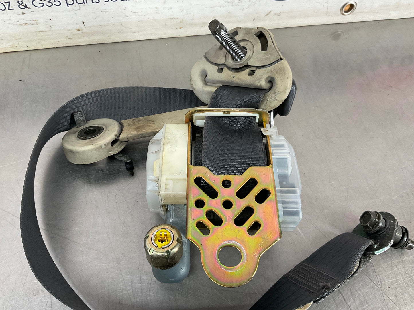 2005 Infiniti G35 Coupe Driver Left Seat Belt Retractor Tensioner OEM 24BFFEA - On Point Parts Inc