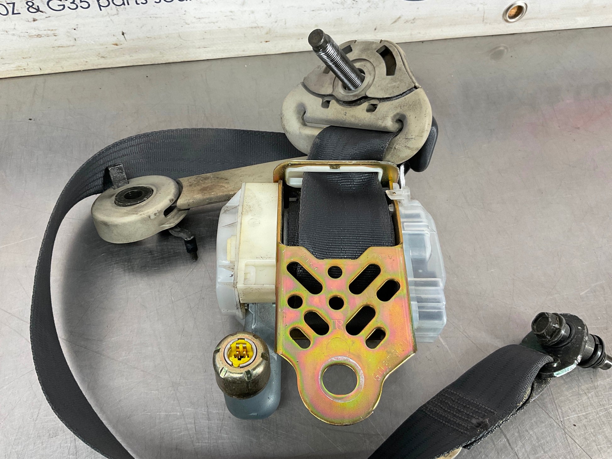 2005 Infiniti G35 Coupe Driver Left Seat Belt Retractor Tensioner OEM 24BFFEA - On Point Parts Inc