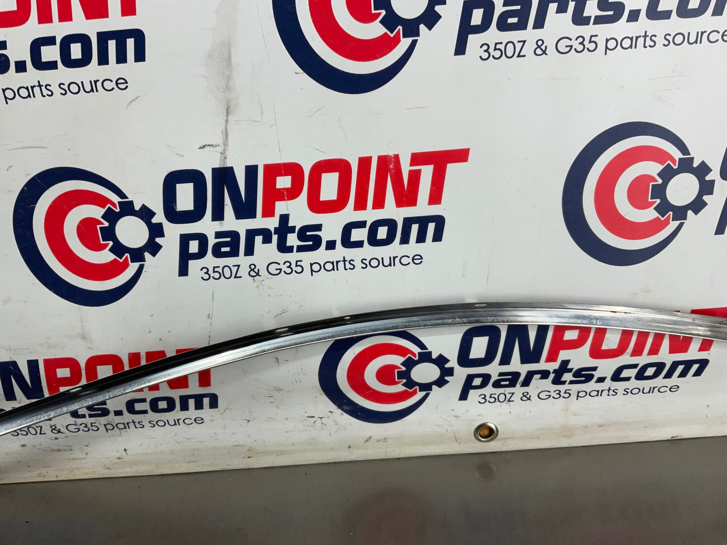 2005 Infiniti G35 Driver Left Exterior A Pillar Weatherstrip Bracket OEM 24BFFE2 - On Point Parts Inc