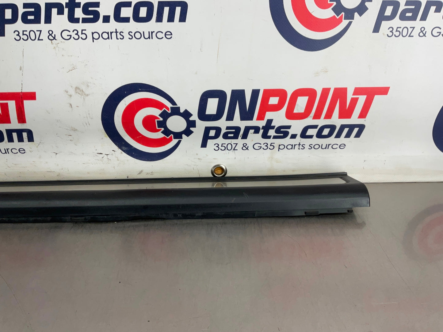 2005 Infiniti G35 Driver Left Door Threshold Kickplate Trim 76895 OEM 24BFFE7 - On Point Parts Inc