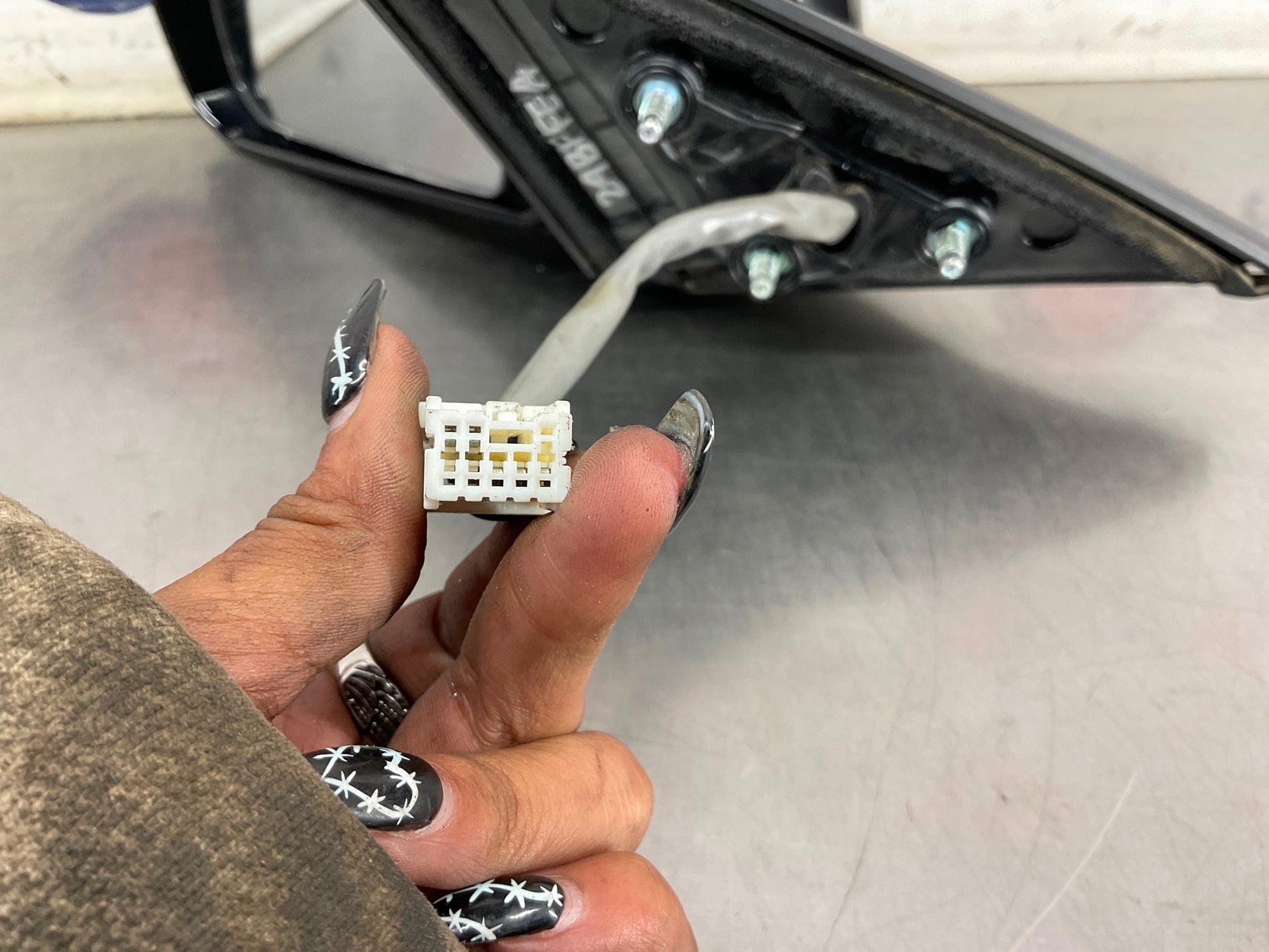 2005 Infiniti G35 Coupe Driver Left Power Side View Mirror OEM 24BFFEA - On Point Parts Inc