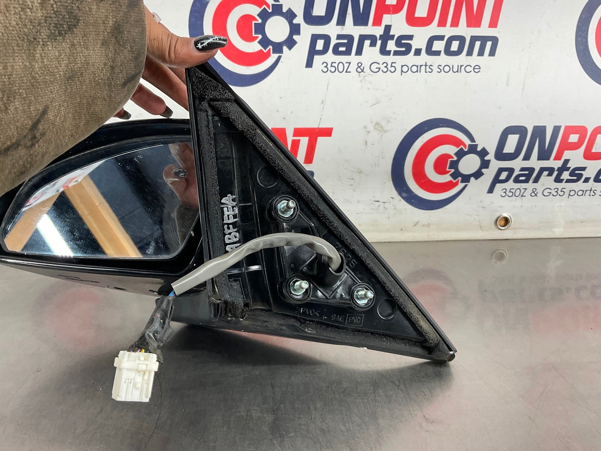 2005 Infiniti G35 Coupe Driver Left Power Side View Mirror OEM 24BFFEA - On Point Parts Inc