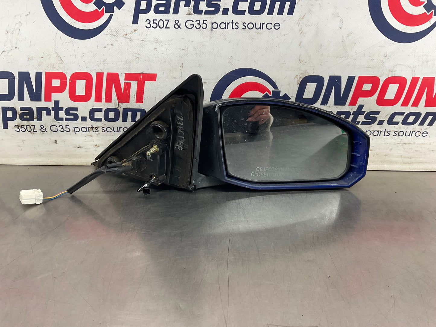 2003 Nissan 350Z Passenger Right Power Side View Mirror OEM 23BCPEE - On Point Parts Inc