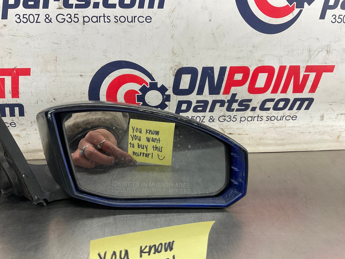 2003 Nissan 350Z Passenger Right Power Side View Mirror OEM 23BCPEE - On Point Parts Inc