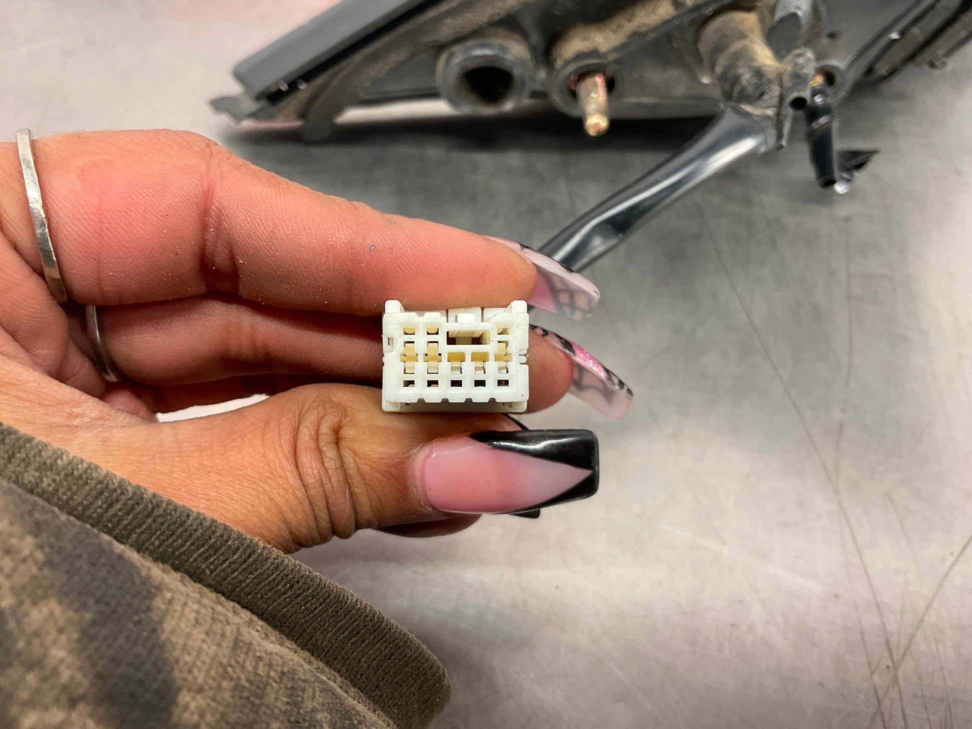 2003 Nissan 350Z Passenger Right Power Side View Mirror OEM 23BCPEE - On Point Parts Inc