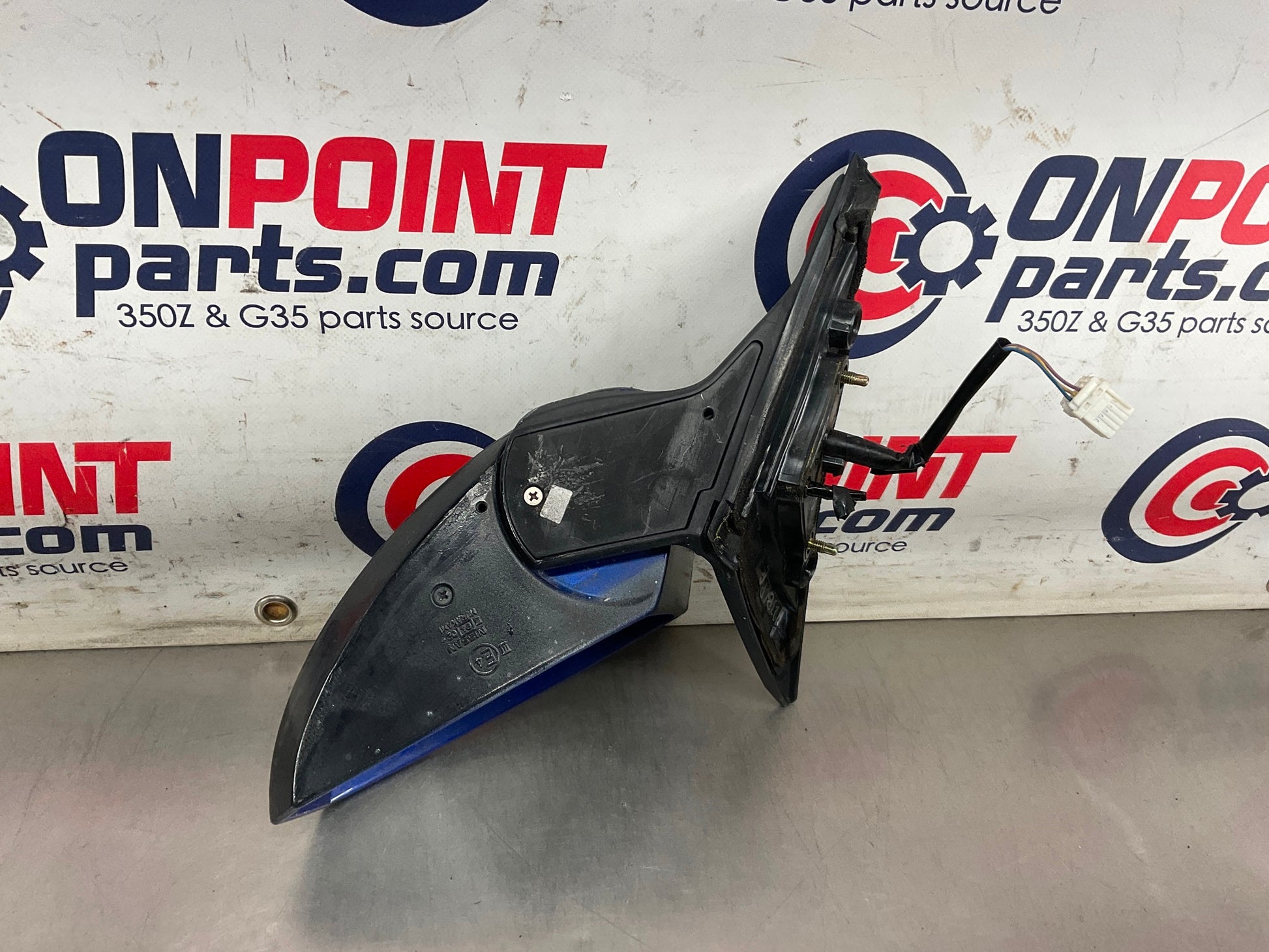 2003 Nissan 350Z Passenger Right Power Side View Mirror OEM 23BCPEE - On Point Parts Inc
