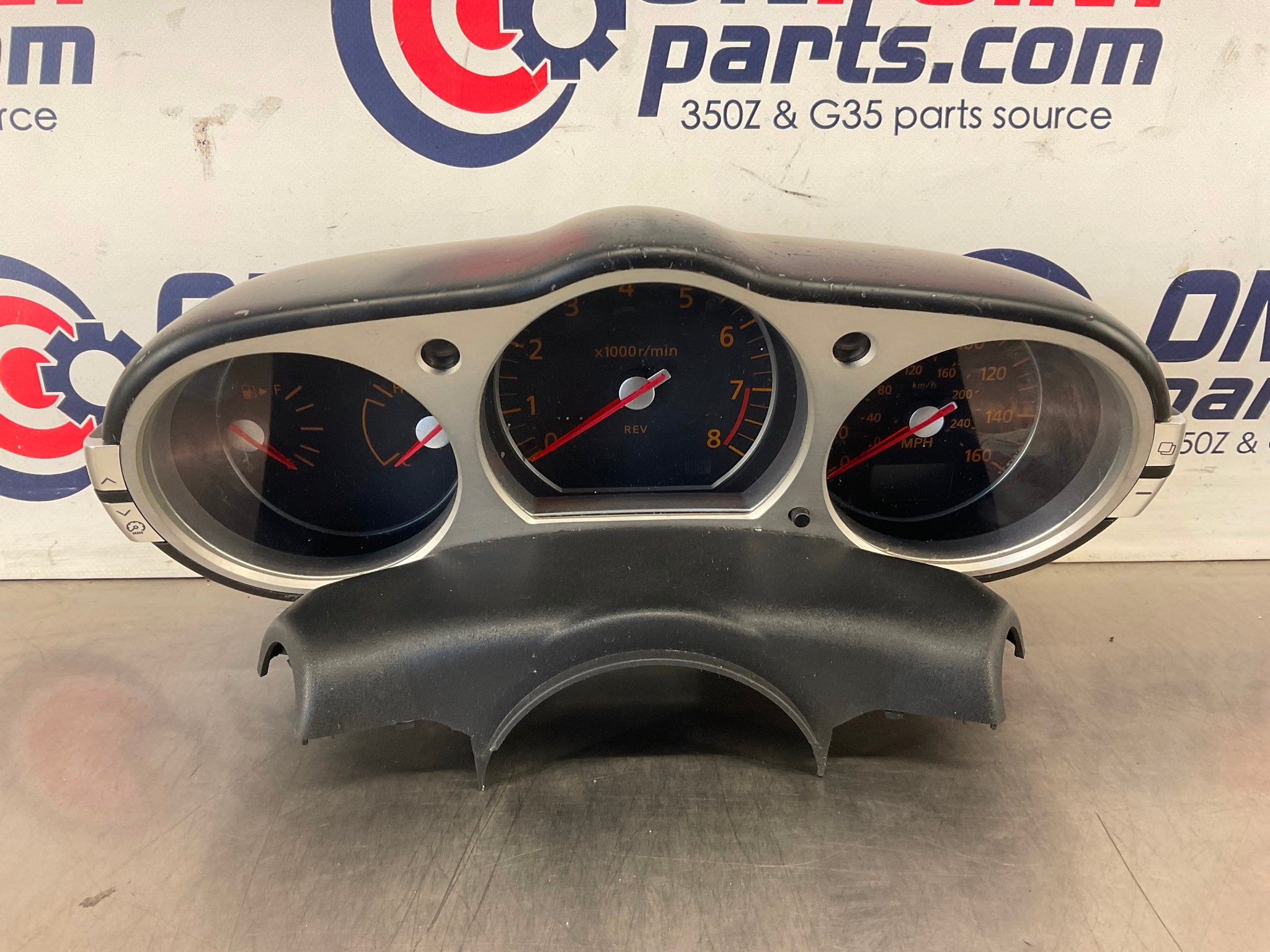 2006 Nissan 350Z Speedometer Instrument Gauge Cluster Manual 102K
