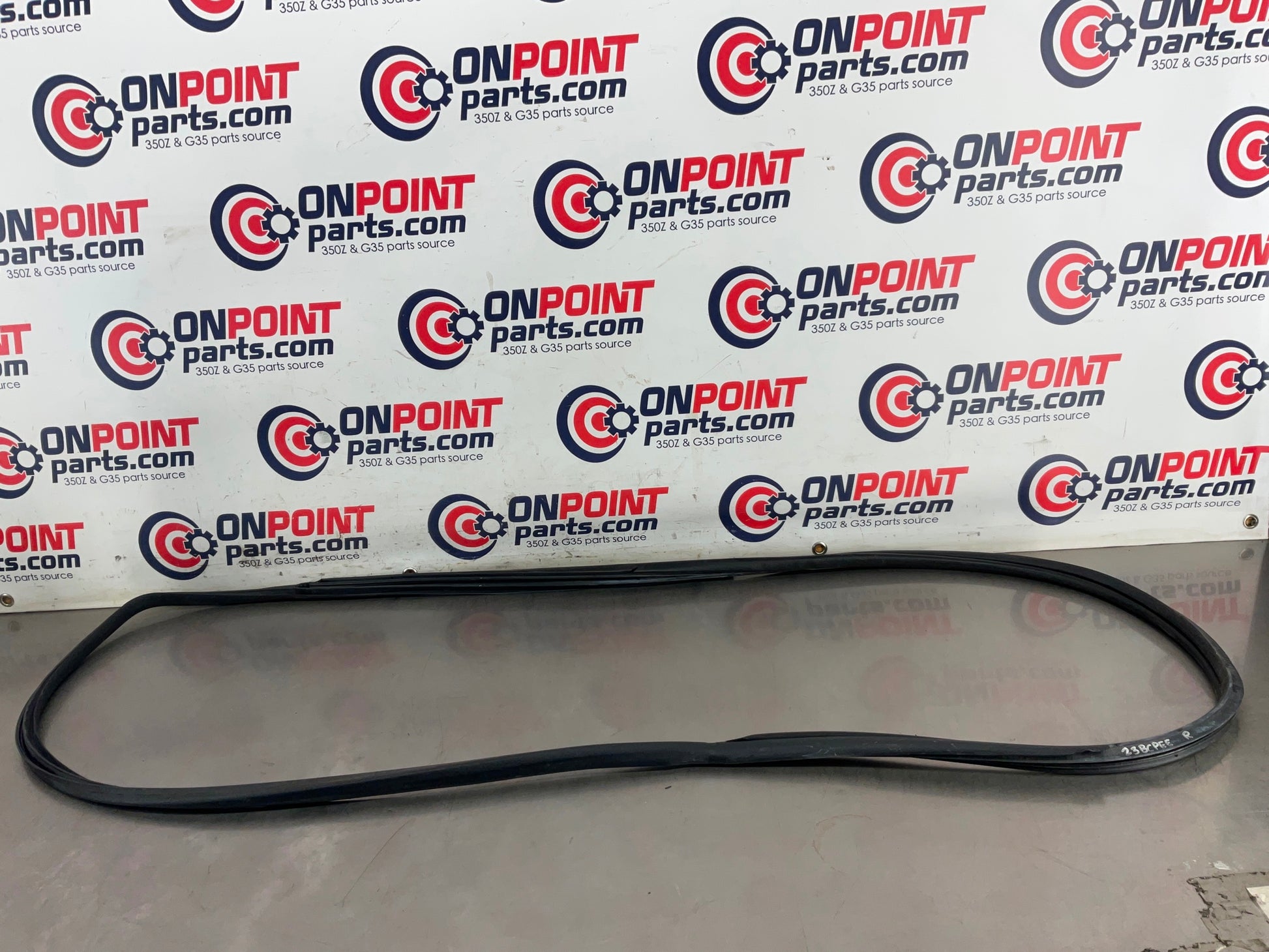 2003 Nissan 350Z Passenger Right Inner Door Seal 76921 OEM 23BCPEE - On Point Parts Inc
