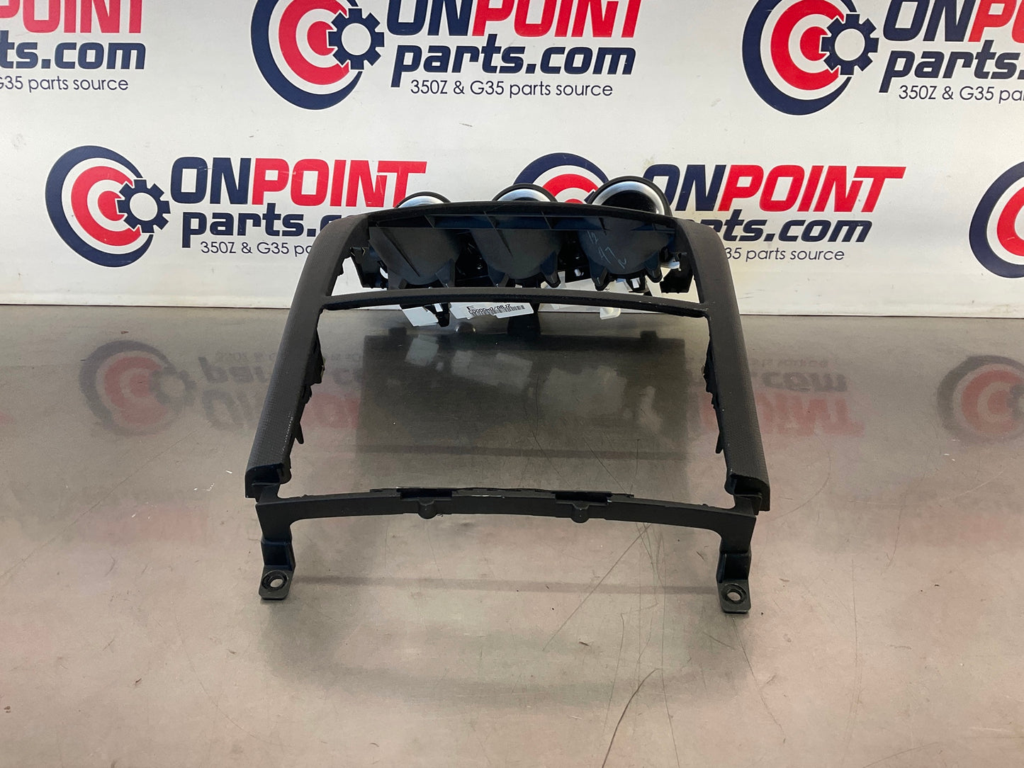 2006 Nissan 350Z Center Dash Trim with Instrument Gauge Cluster OEM 15BAJD7 - On Point Parts Inc