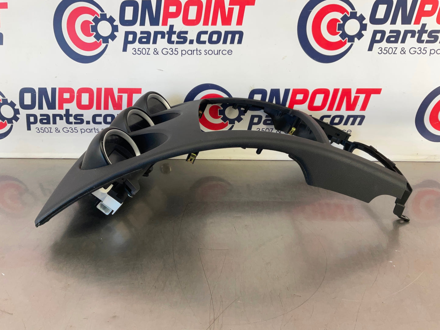 2006 Nissan 350Z Center Dash Trim with Instrument Gauge Cluster OEM 15BAJD7 - On Point Parts Inc