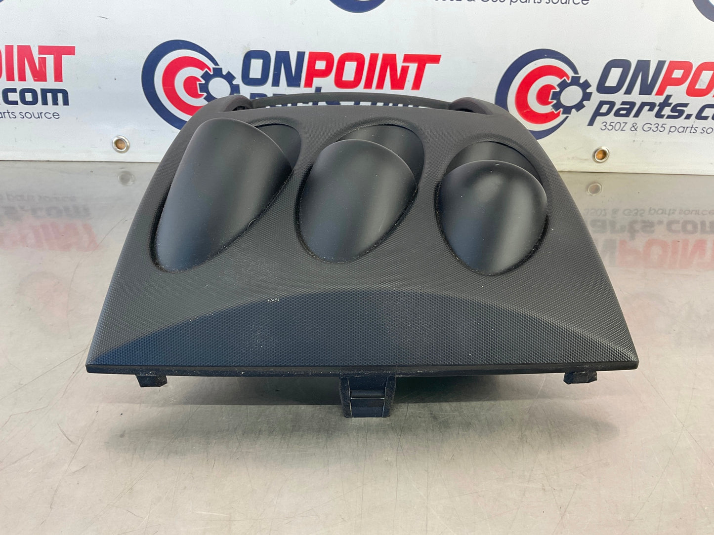 2006 Nissan 350Z Center Dash Trim with Instrument Gauge Cluster OEM 15BAJD7 - On Point Parts Inc