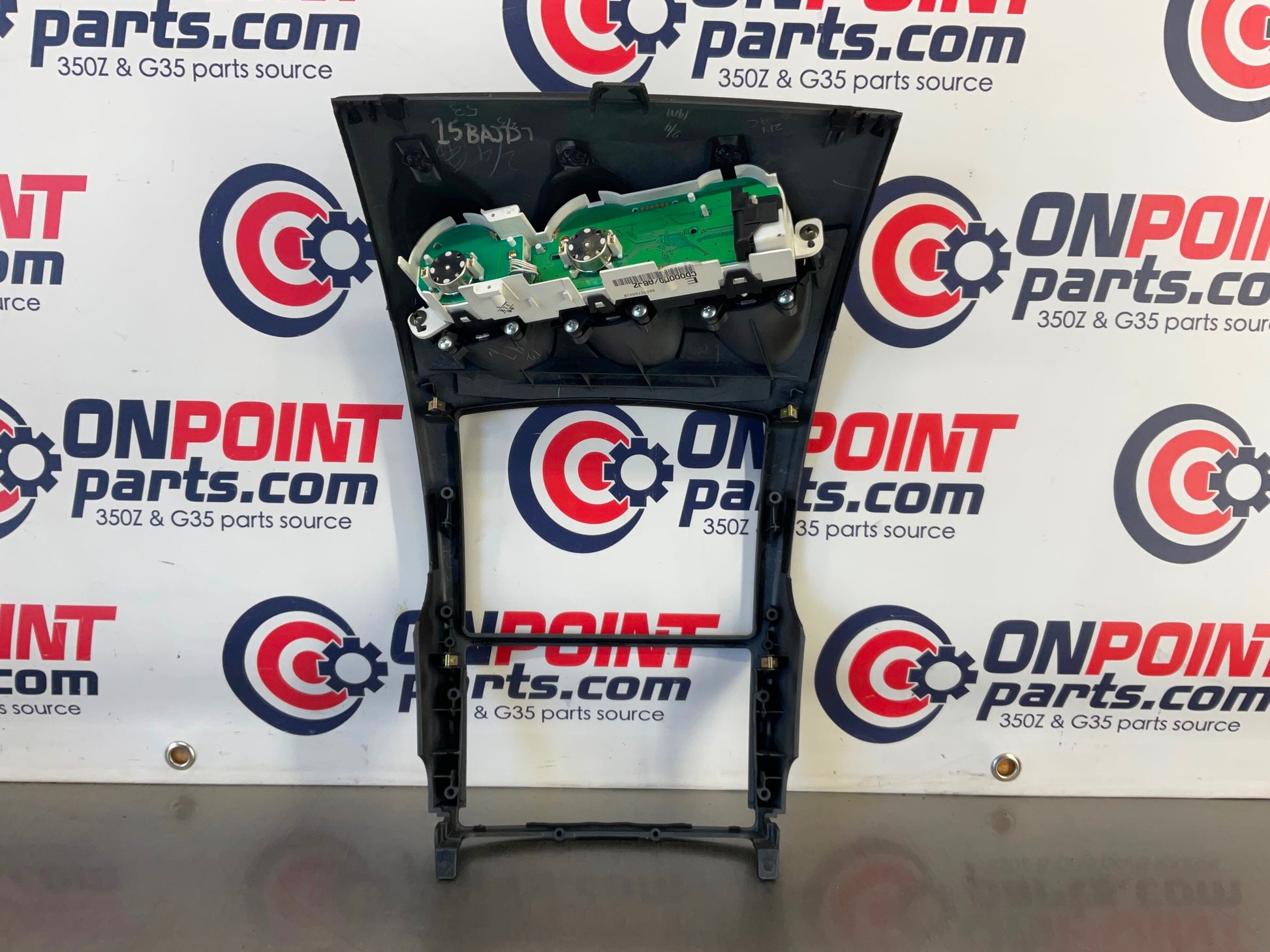 2006 Nissan 350Z Center Dash Trim with Instrument Gauge Cluster OEM 15BAJD7 - On Point Parts Inc