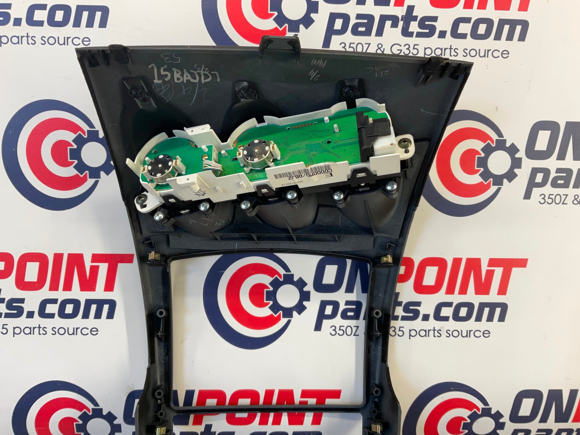 2006 Nissan 350Z Center Dash Trim with Instrument Gauge Cluster OEM 15BAJD7 - On Point Parts Inc