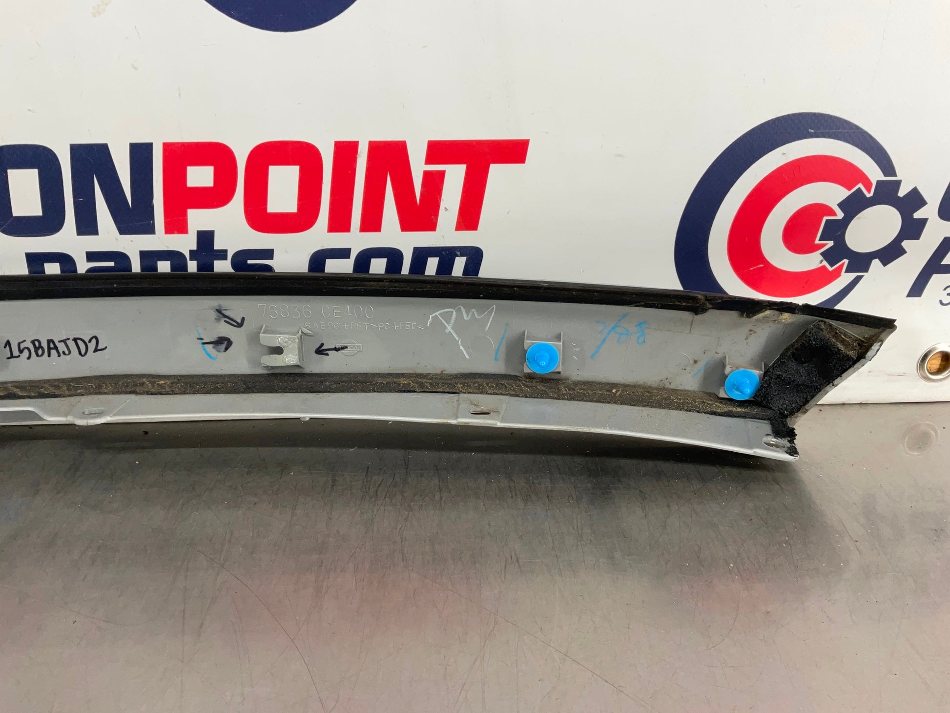 2006 Nissan 350Z Convertible Passenger Right Exterior A Pillar 76836 OEM 15BAJD2 - On Point Parts Inc