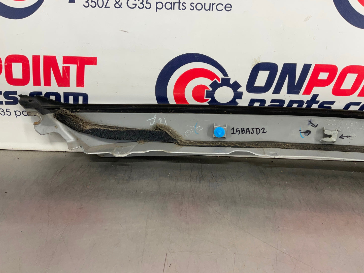 2006 Nissan 350Z Convertible Passenger Right Exterior A Pillar 76836 OEM 15BAJD2 - On Point Parts Inc